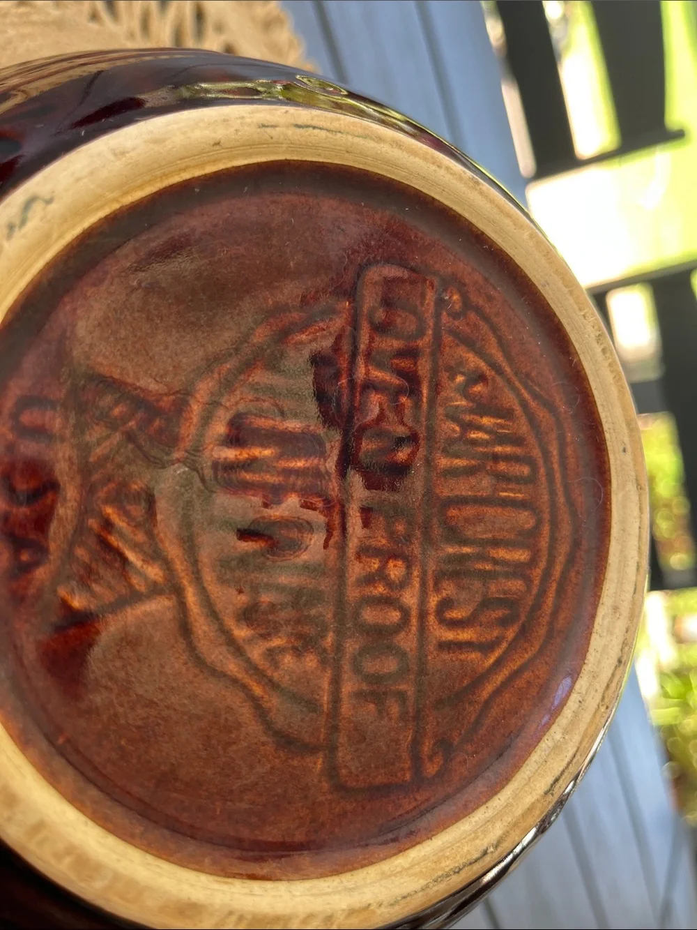 Set of Two Marcrest oven bowls